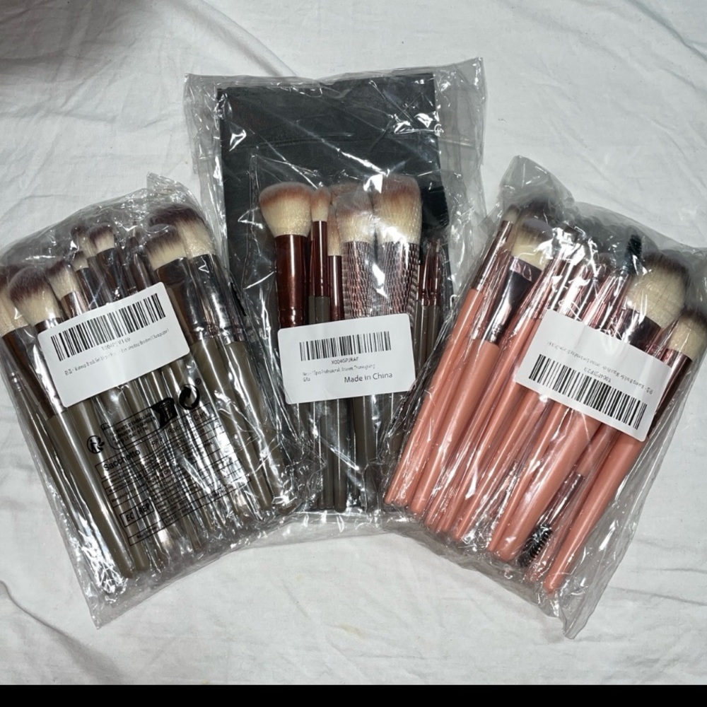 Makeup Brush bundle- Pink and Brown - Picture 3 of 3